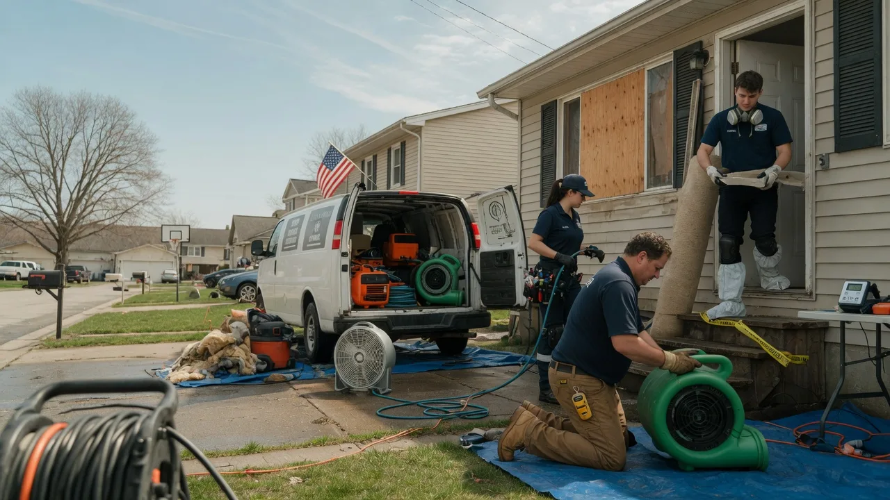 Water Damage Restoration in Markleville, IN near me